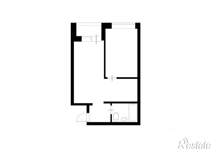 2-комн квартира улица Галкино станция, 1,  д. 1