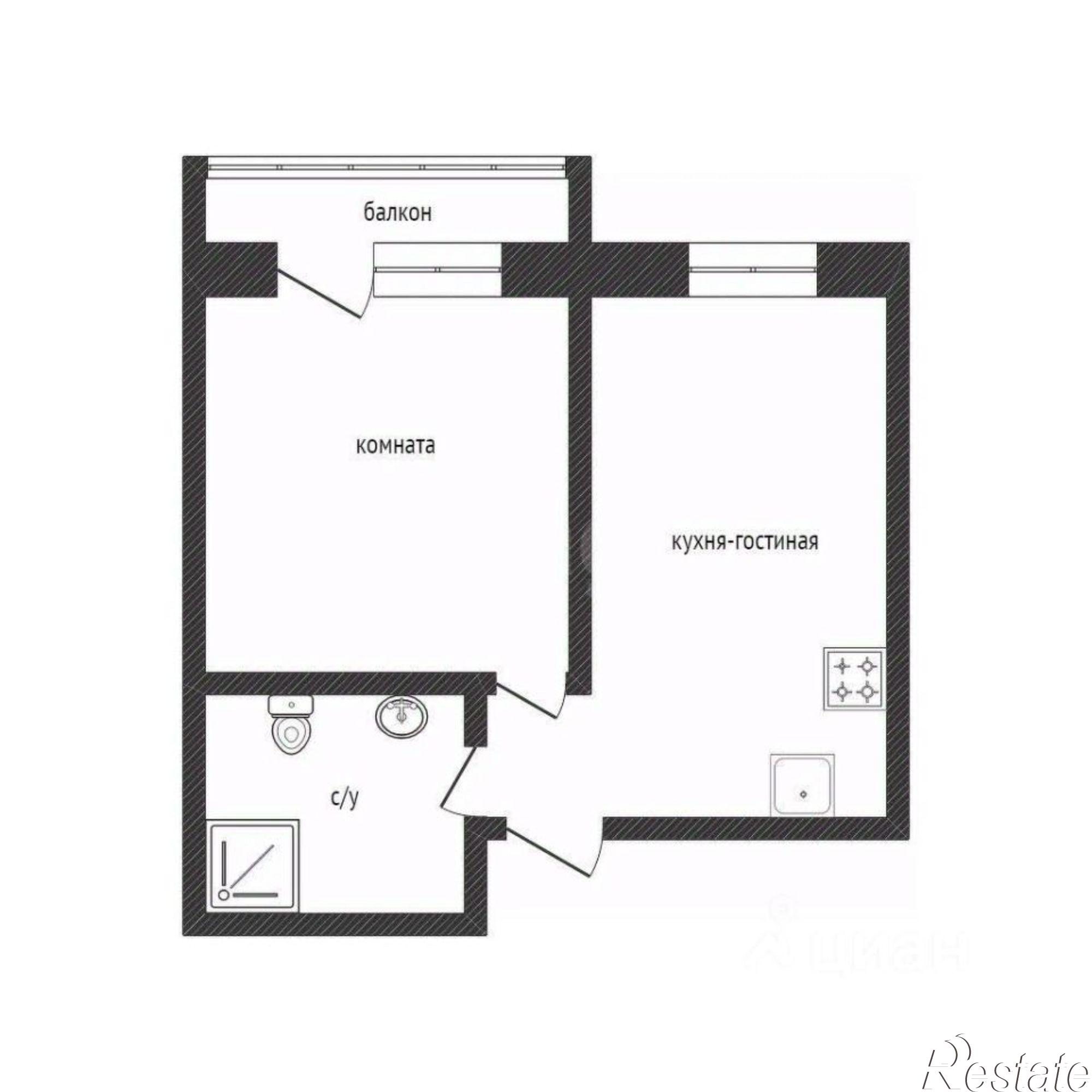 Купить квартиру за 2 800 000 рублей на ул Омская, 1