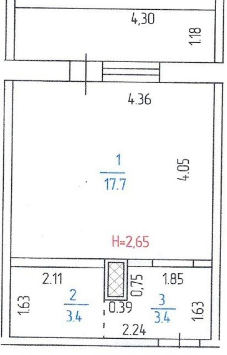 1-комн квартира 2 Часовая улица, 54а