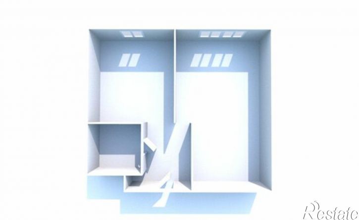 1-комн квартира жилой район Заозёрный, 1-й микрорайон, 22