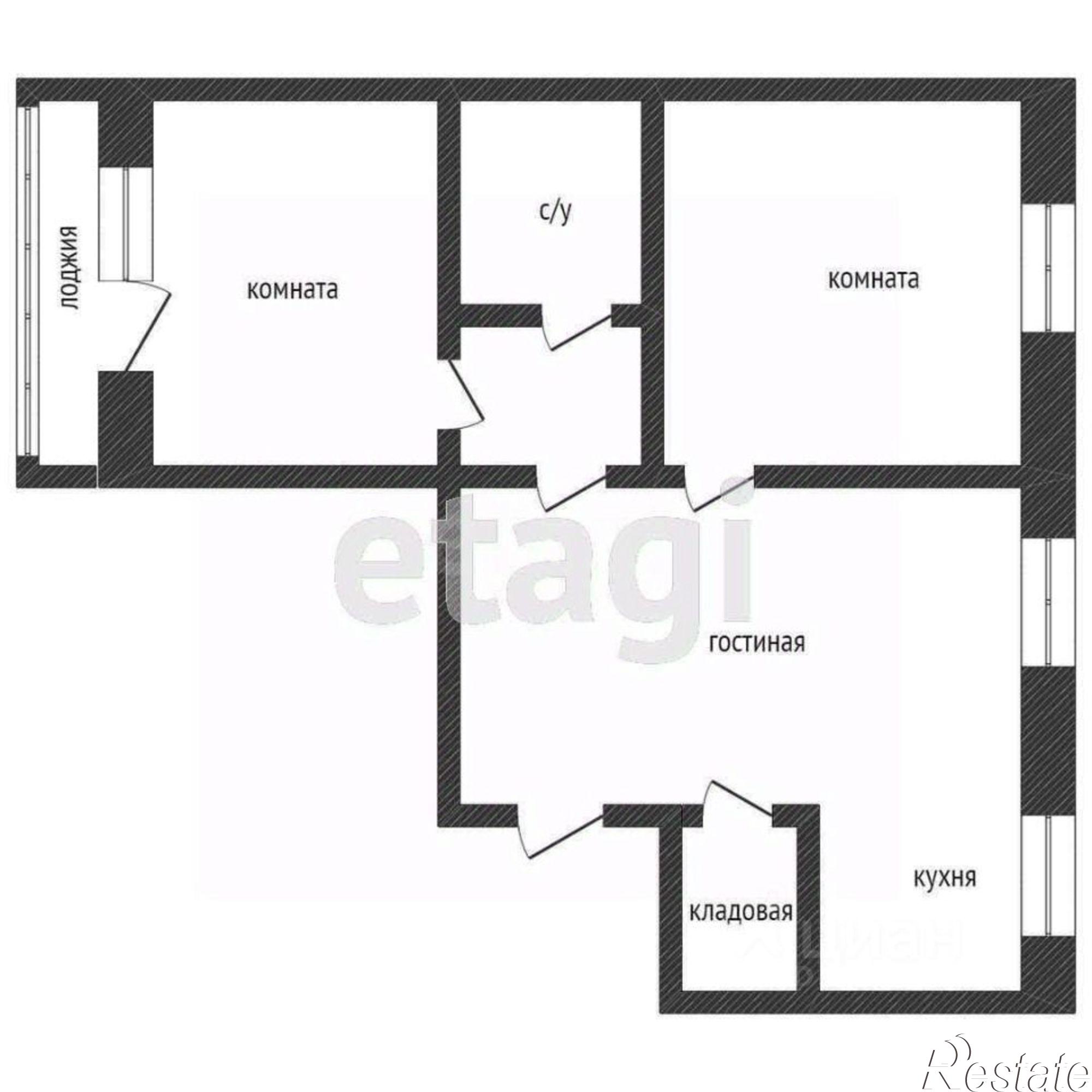 Купить квартиру за 5 750 000 рублей на городской округ Курган