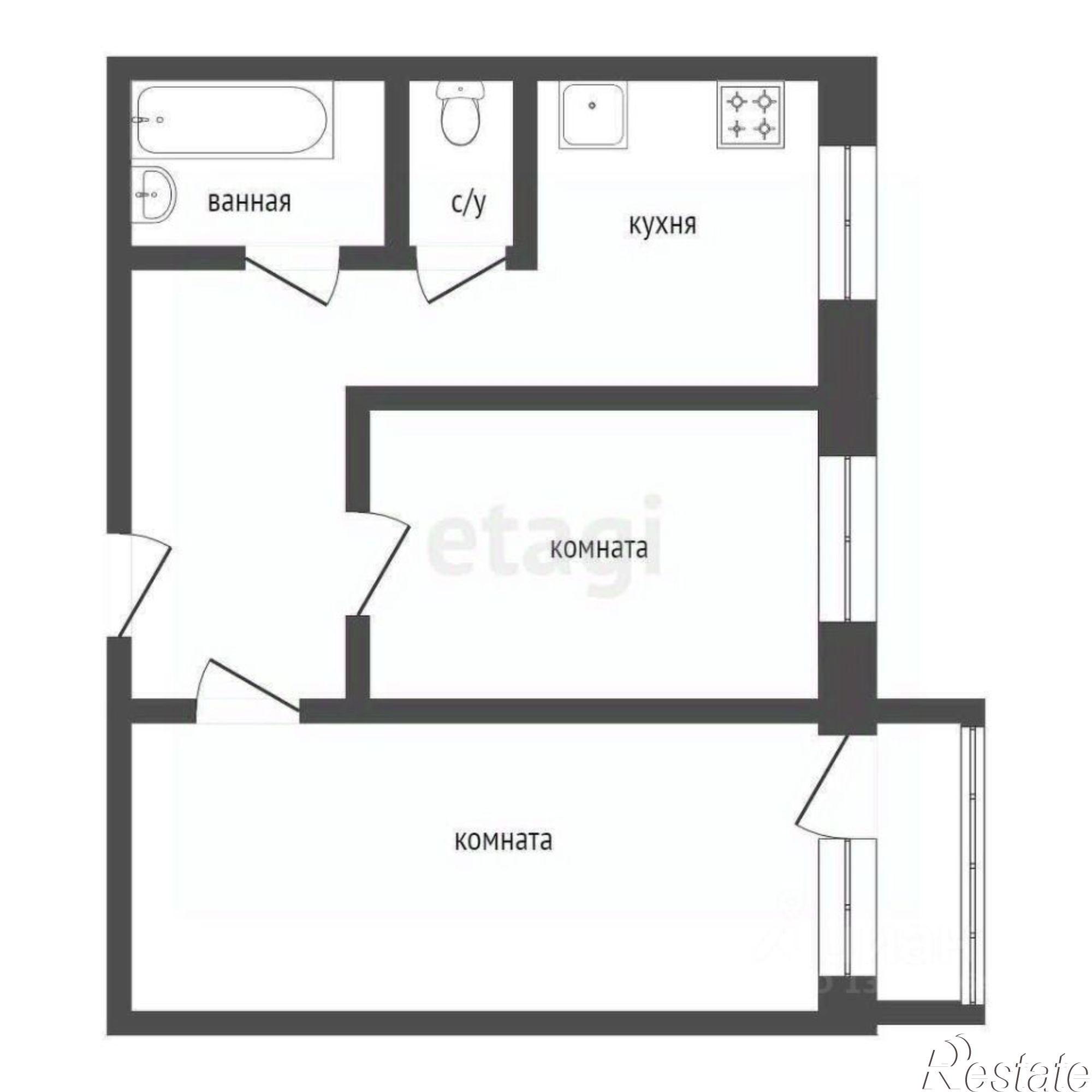 Купить квартиру за 5 190 000 рублей на городской округ Курган