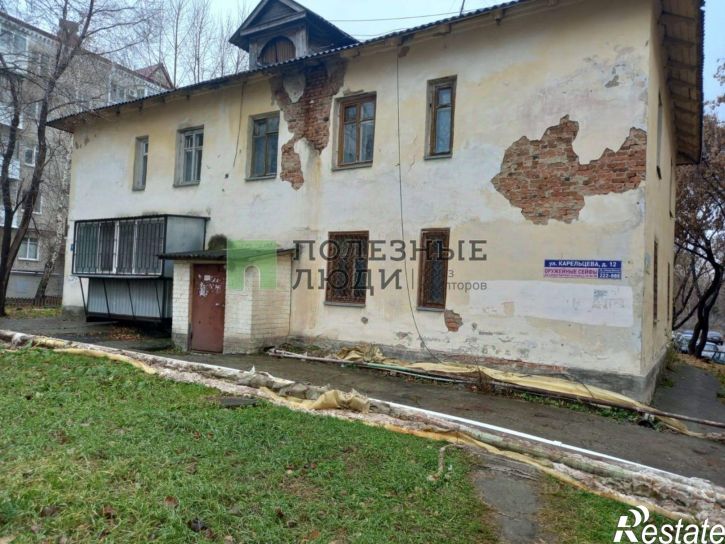 Комната улица Карельцева, 12,  д. 12