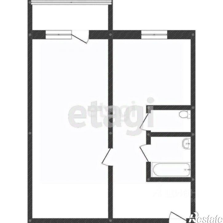 1-комн квартира Куртамышская улица, 18,  д. 18
