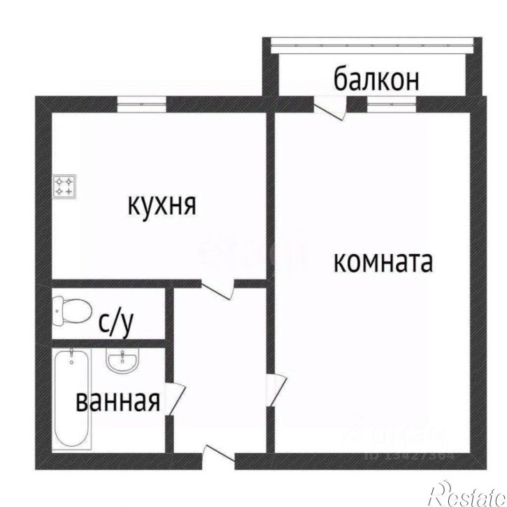 1-комн квартира городской округ Курган