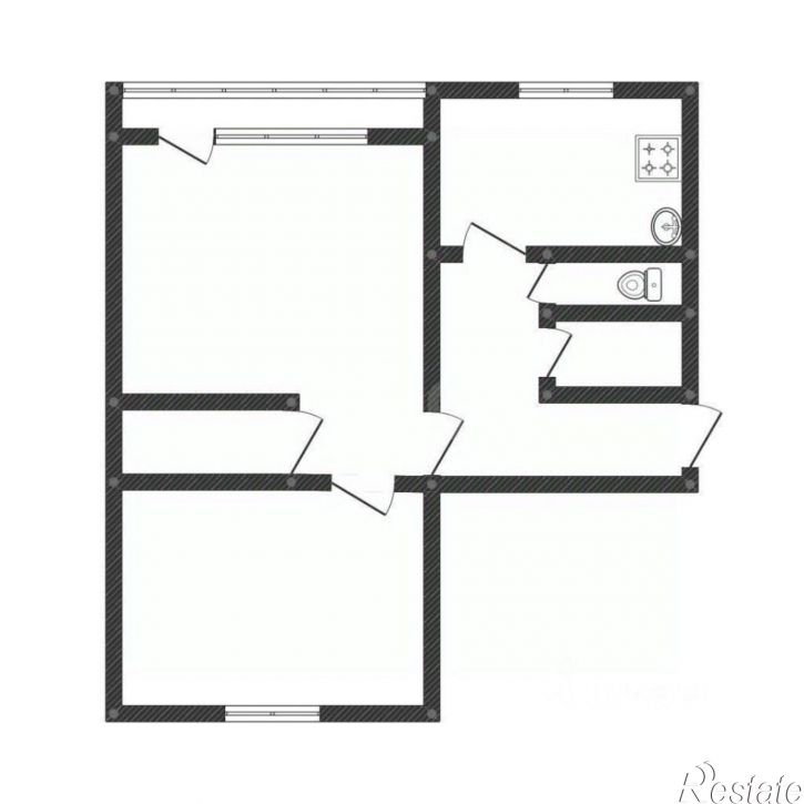 2-комн квартира улица Куйбышева, 161,  д. 161