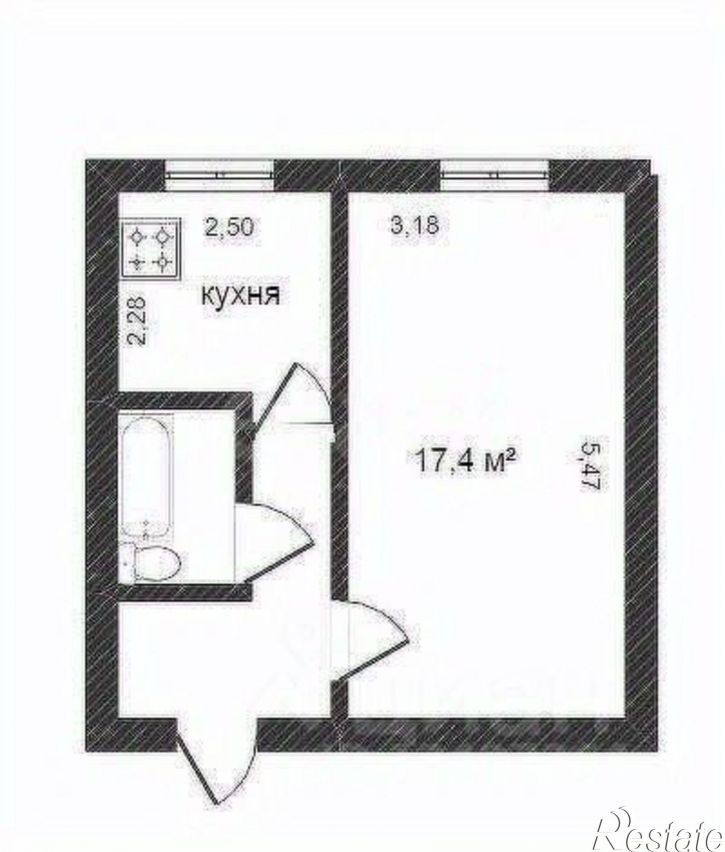 1-комн квартира городской округ Курган