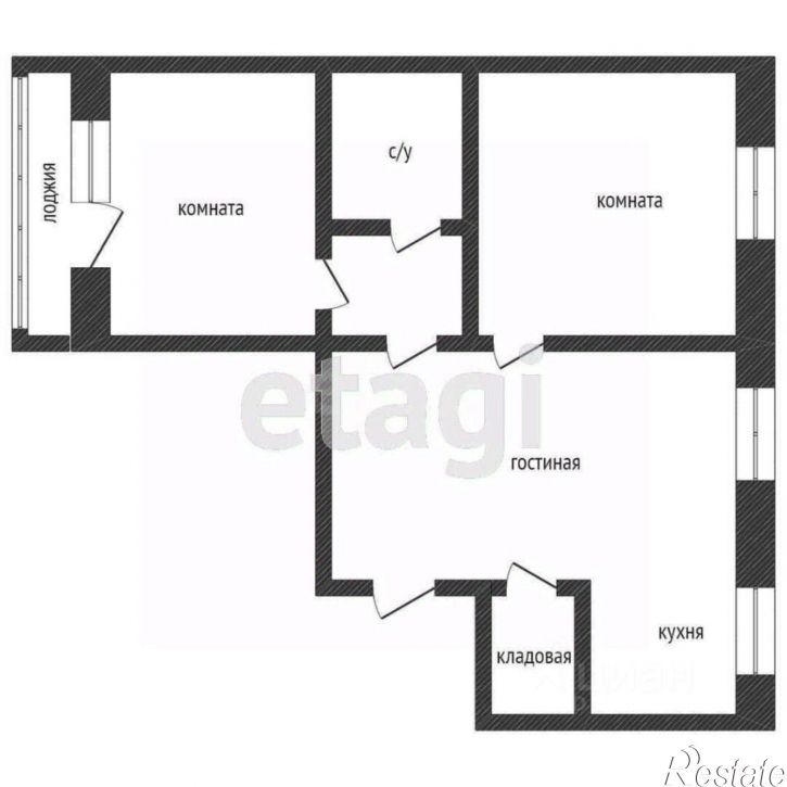 3-комн квартира городской округ Курган