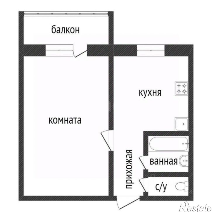 1-комн квартира городской округ Курган