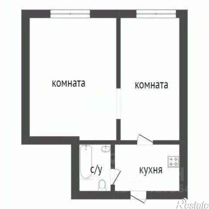 2-комн квартира улица Кремлёва, 8,  д. 8