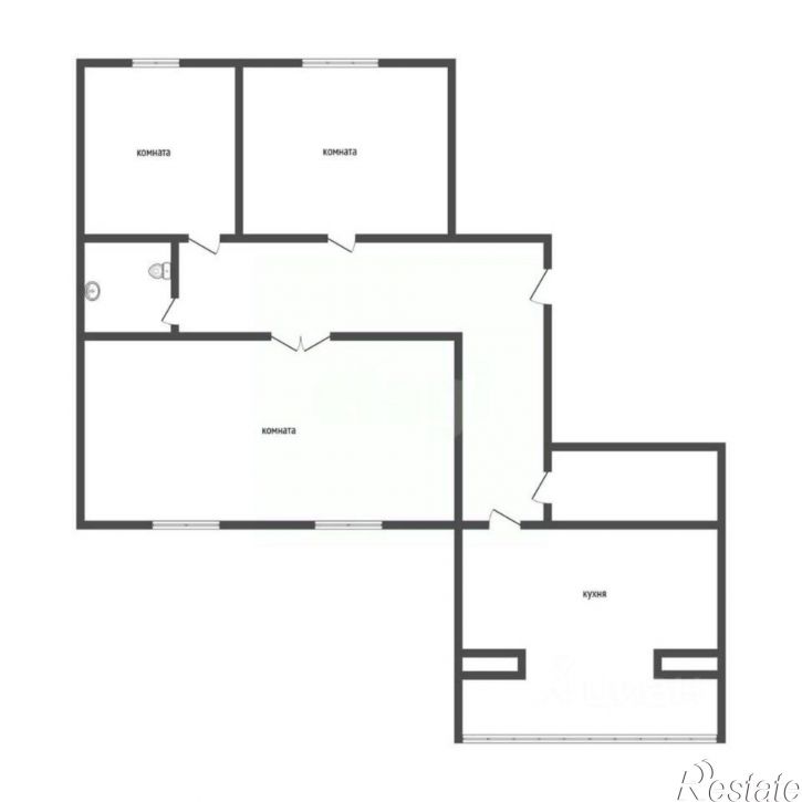 3-комн квартира городской округ Курган