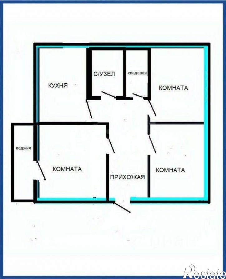 3-комн квартира улица Галкино станция, 5,  д. 5