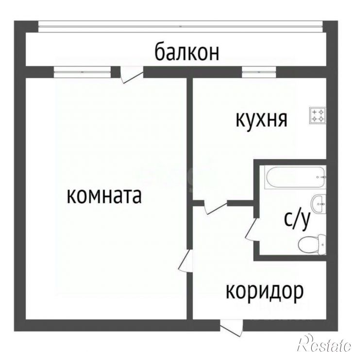 1-комн квартира улица Дзержинского, 31Г,  д. 31Г
