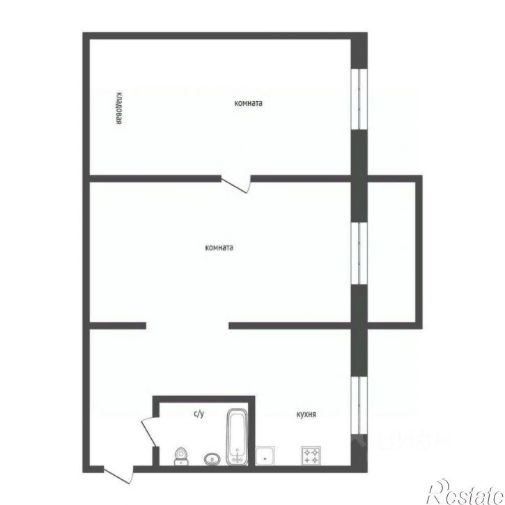 2-комн квартира улица Коли Мяготина, 132,  д. 132