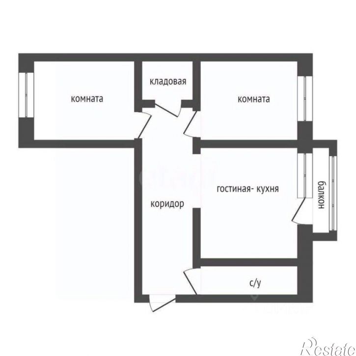 4-комн квартира городской округ Курган