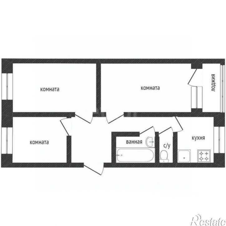 3-комн квартира Зелёная улица, 6,  д. 6