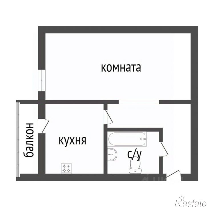 1-комн квартира городской округ Курган