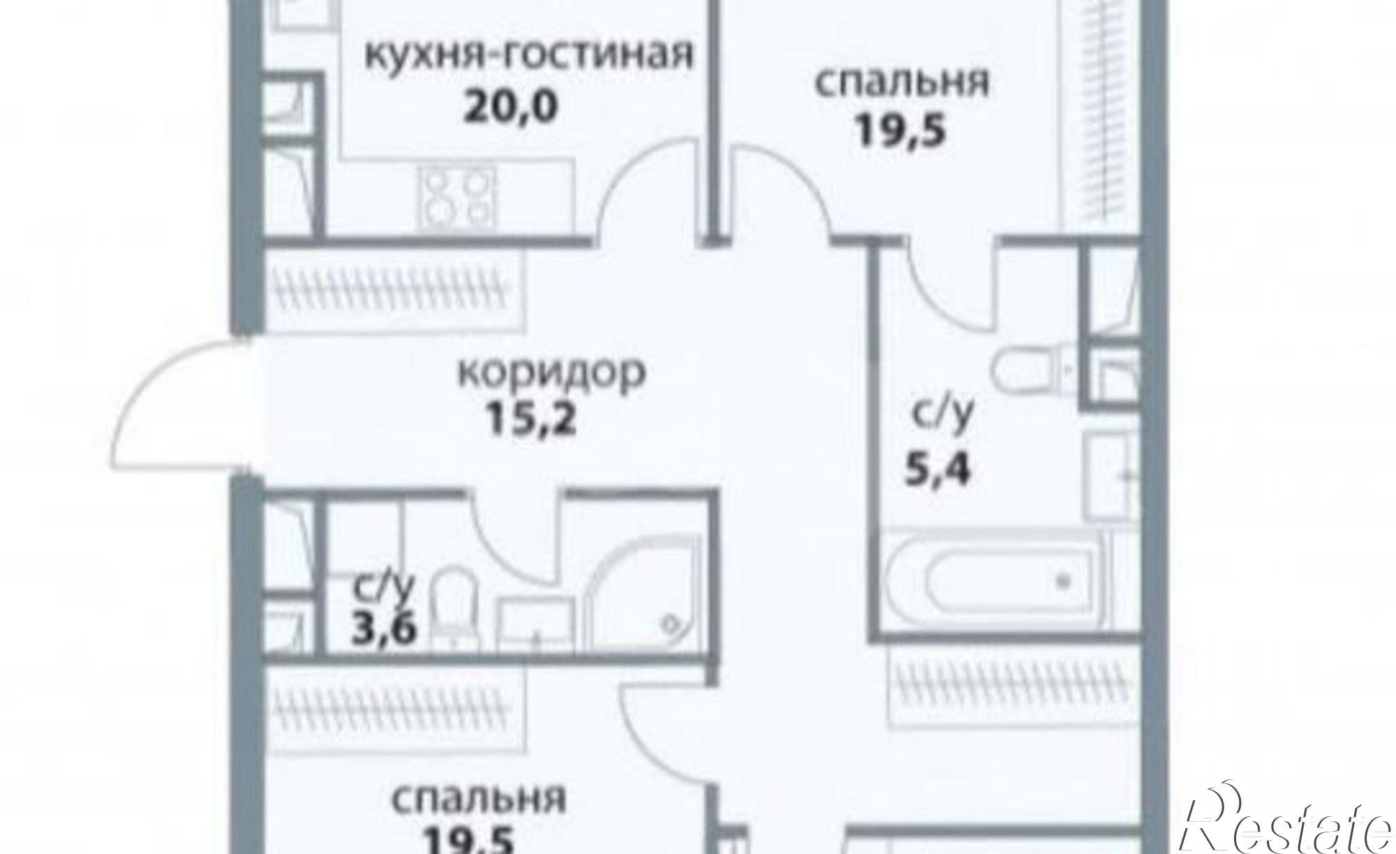 Купить квартиру за 4 500 000 рублей на улица Карбышева, 44А