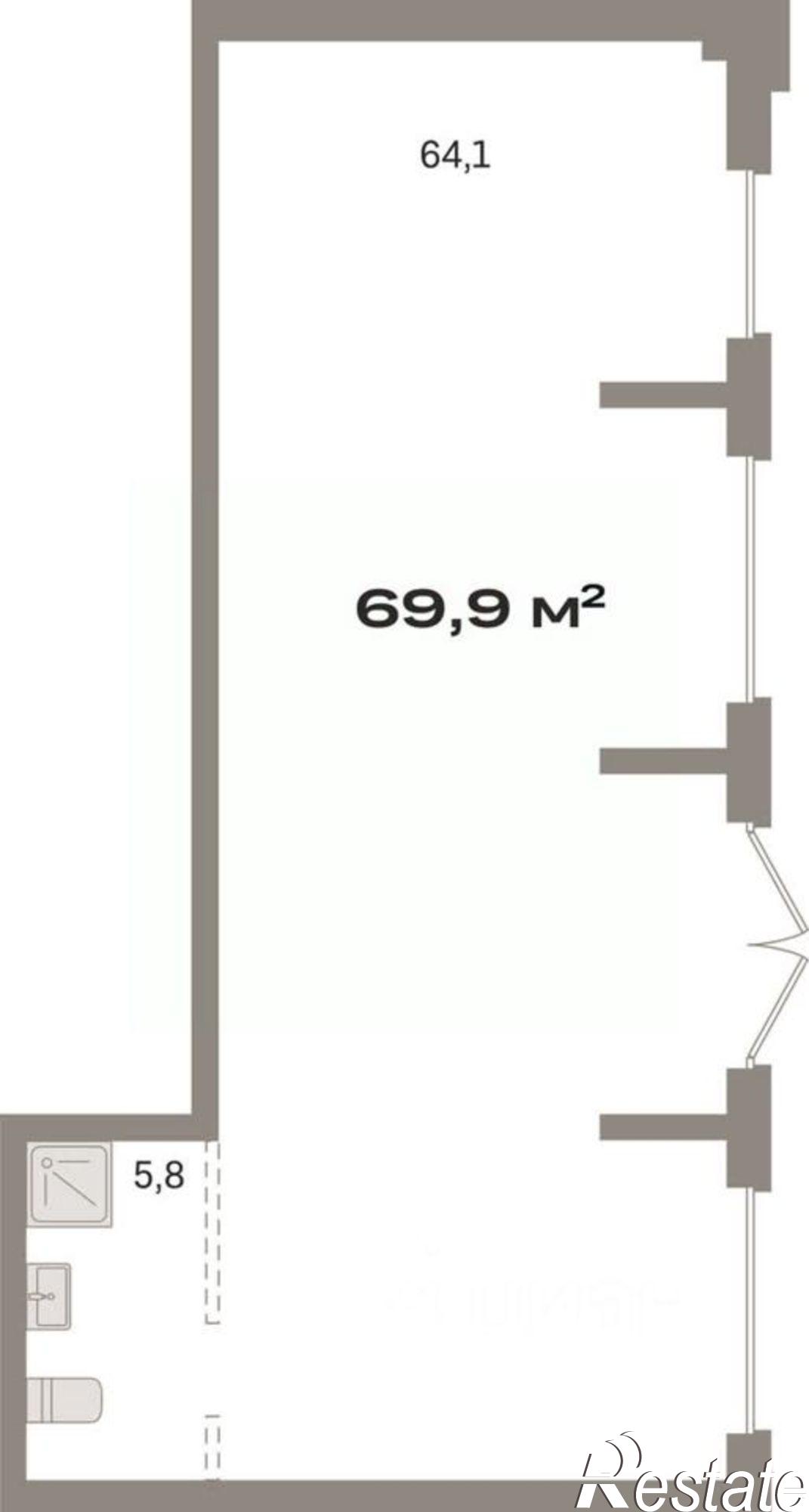 Купить помещение свободного назначения за 18 261 800 рублей на ул Пролетарская, 40а