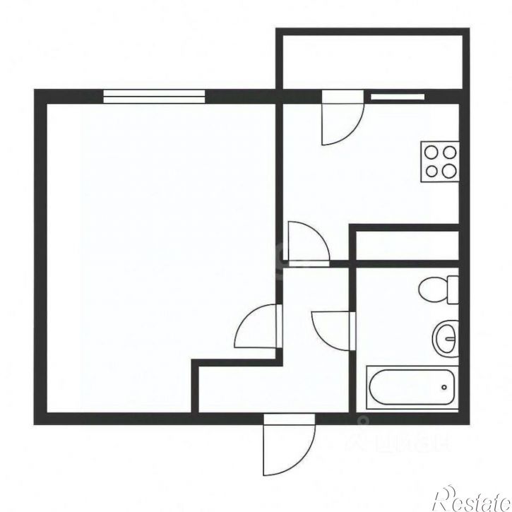 1-комн квартира улица Карла Маркса, 76,  д. 76