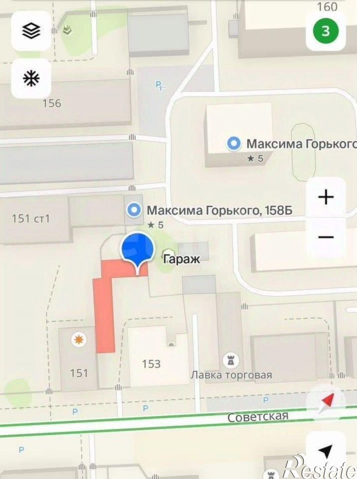 Гараж/парковка ул М.Горького, 158,  д. 158