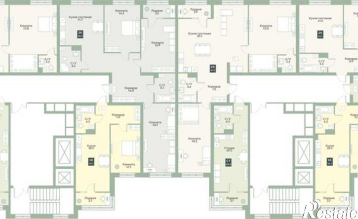 1-комн квартира в новом доме улица Витебского, 5,  д. 5