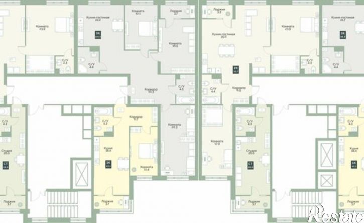 1-комн квартира в новом доме ул Витебского, 5,  д. 5