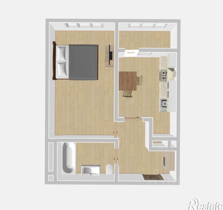 1-комн квартира в новом доме улица Содружества, 7 к2,  д. 7 к2