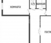 2-комн, 57кв м, этаж 1/3 жилой район Заозёрный, микрорайон 6А, 15к2