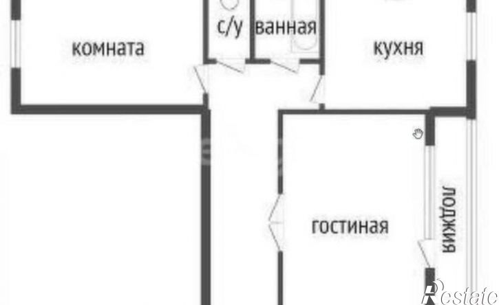 2-комн квартира жилой район Заозёрный, микрорайон 6А, 15к2