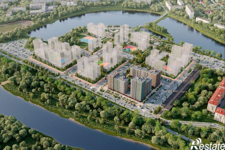 1-комн квартира в новом доме проспект Конституции