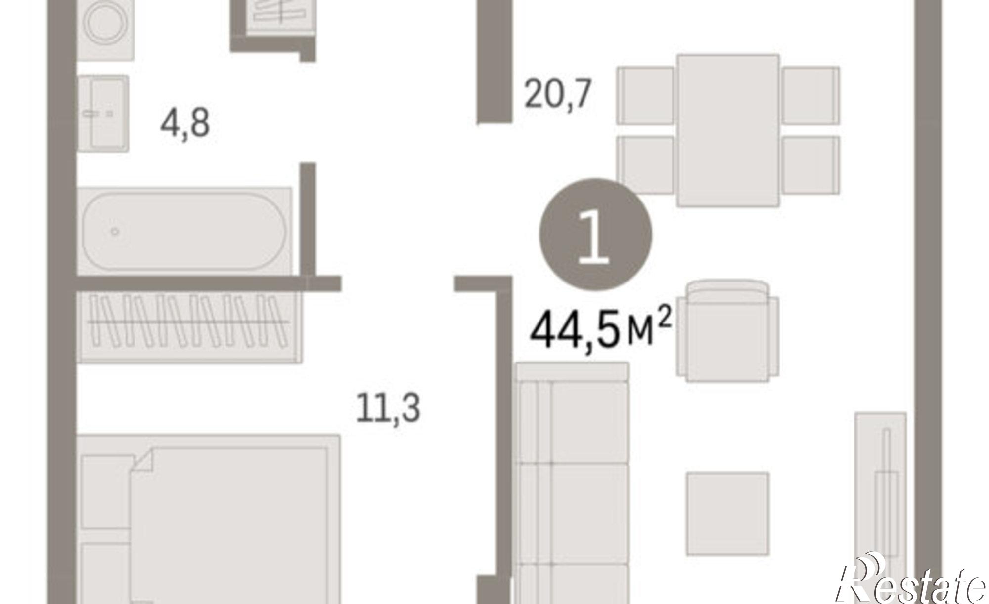 Купить квартиру за 7 520 000 рублей на Пролетарская улица, 40