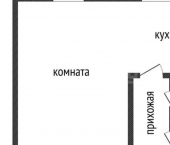 1-комн, 34кв м, этаж 4/13 ул Пичугина, 6