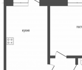 1-комн, 36кв м, этаж 5/11 улица Калинина, 18