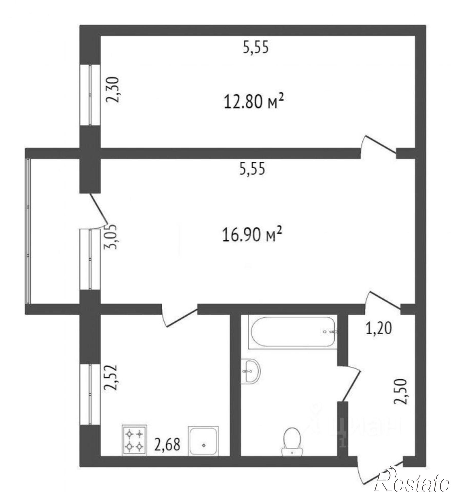 Купить квартиру за 3 900 000 рублей на улица Свердлова, 24
