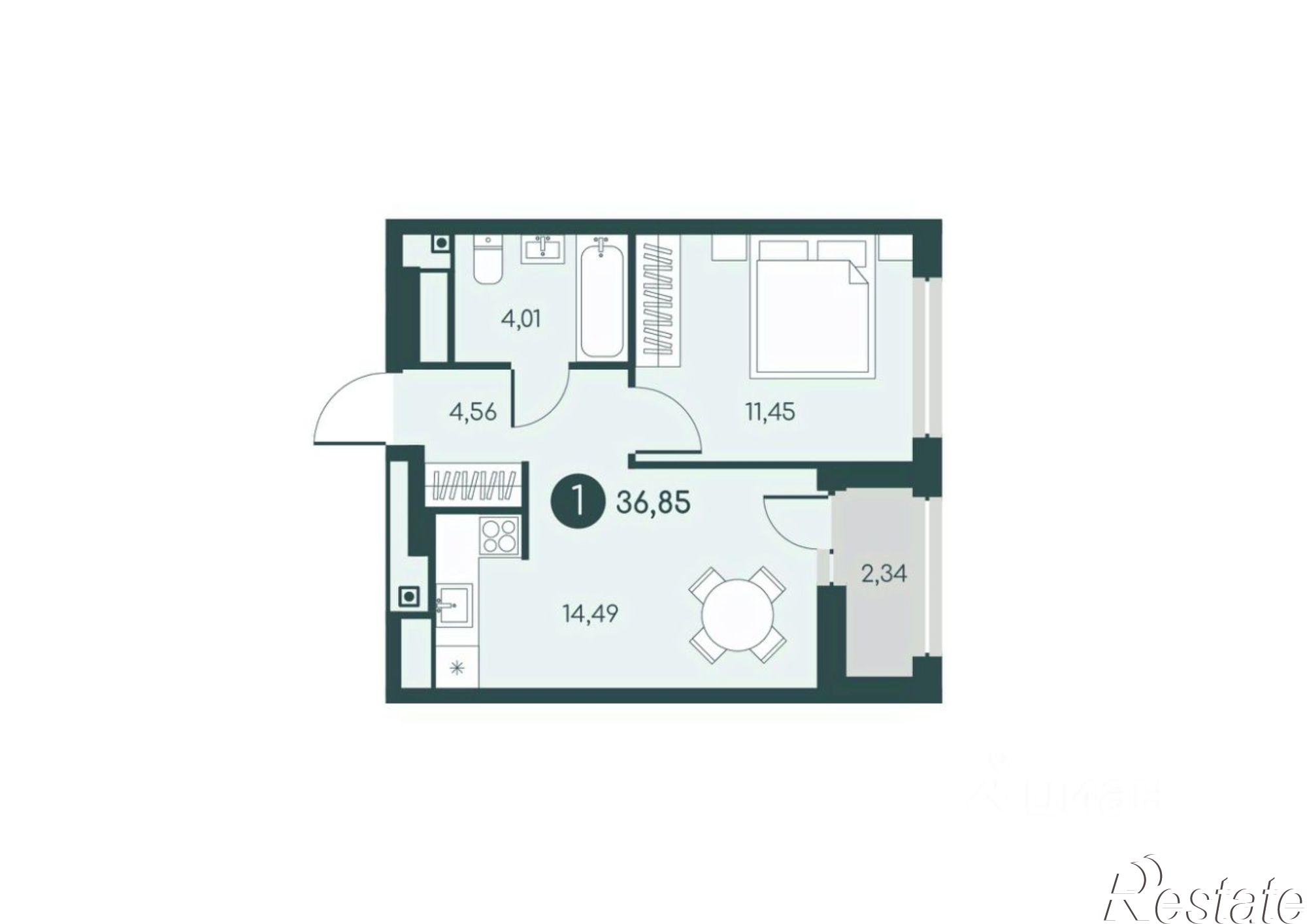 Купить квартиру за 4 999 000 рублей на Шадринский тракт