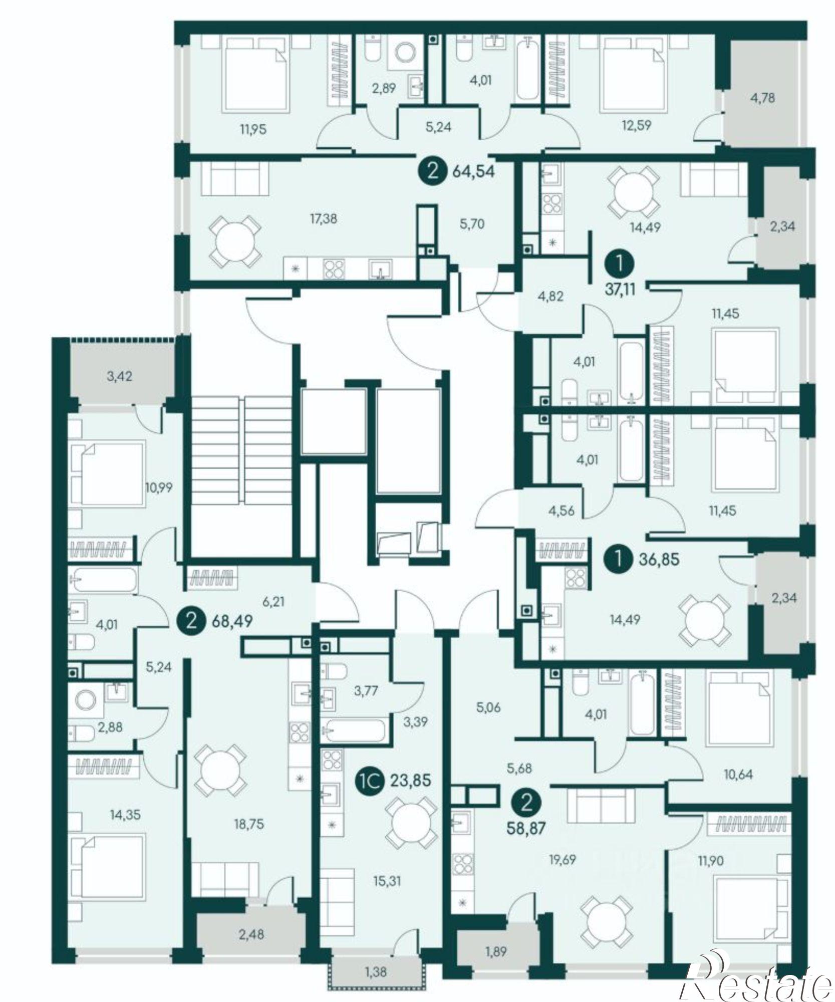 Купить квартиру за 4 999 000 рублей на Шадринский тракт