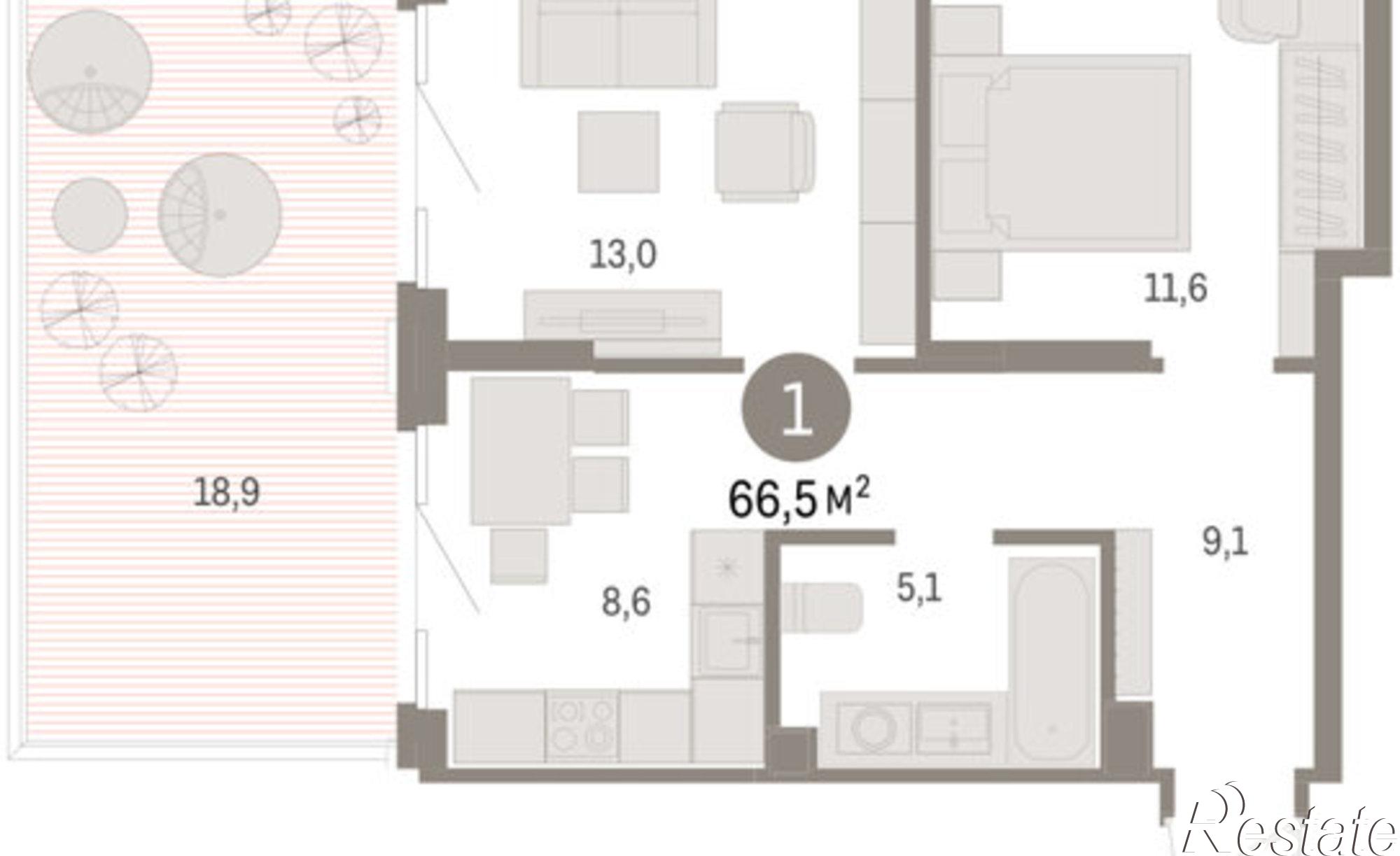 Купить квартиру за 10 190 000 рублей на ул Пролетарская, 40а
