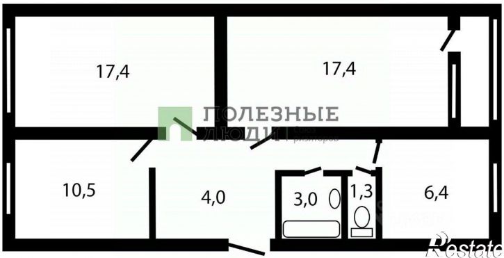 3-комн квартира Рабоче-Крестьянская улица, 14,  д. 14