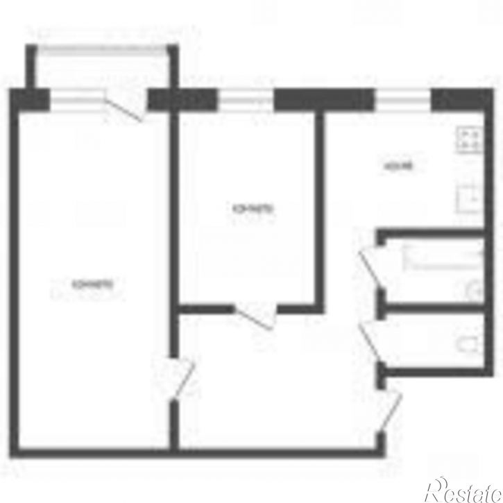 2-комн квартира улица Савельева, 6,  д. 6