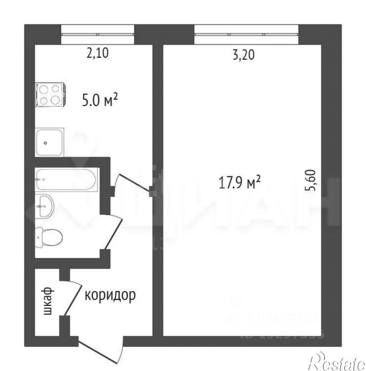 1-комн квартира ул Орлова, 46,  д. 46