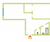 2-комн, 44кв м, этаж 3/5 улица Достоевского, 70