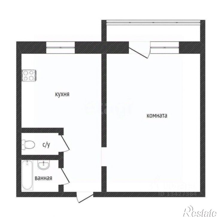 1-комн квартира ул Куртамышская, 18,  д. 18