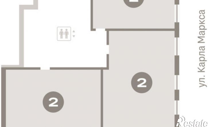 2-комн квартира в новом доме Пролетарская улица, 40,  д. 40