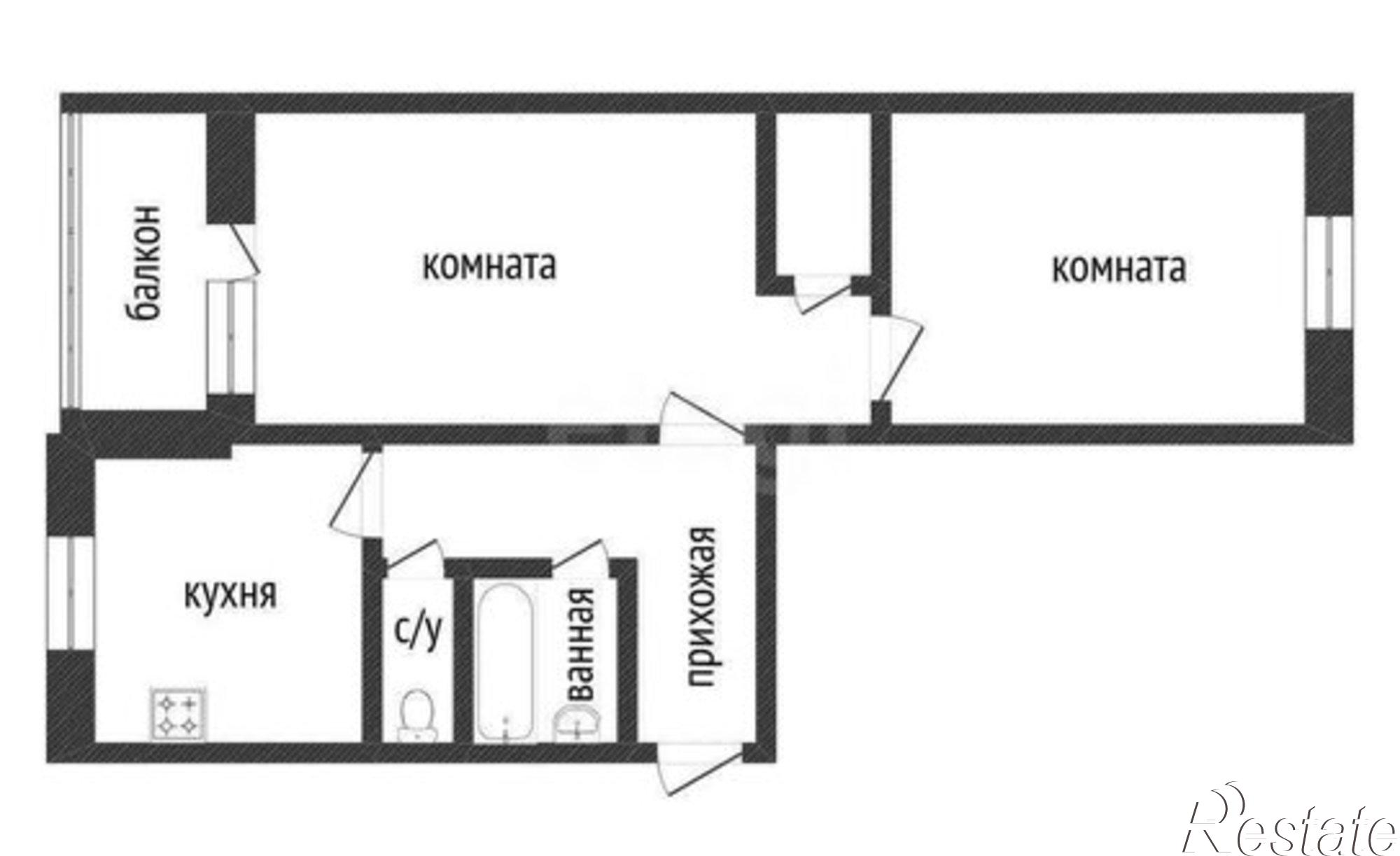 Купить квартиру за 4 000 000 рублей на улица Черняховского, 14