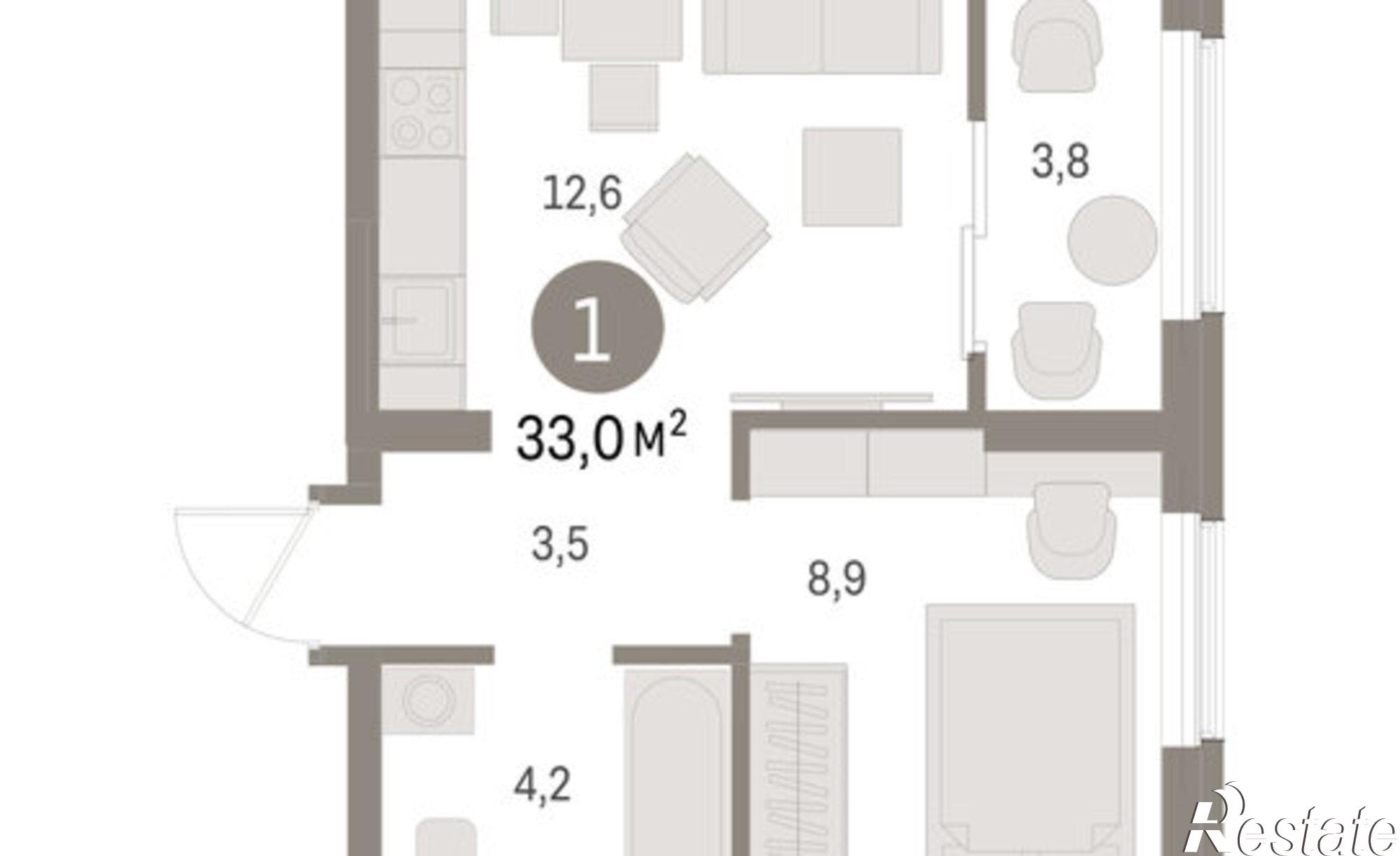 Купить квартиру за 5 960 000 рублей на ул Пролетарская, 40а