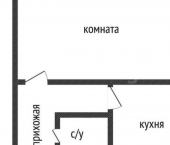 1-комн, 41кв м, этаж 3/3 Солнечный бульвар, 25 к2