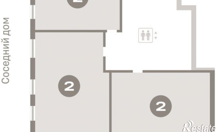 2-комн квартира в новом доме Пролетарская улица, 40,  д. 40