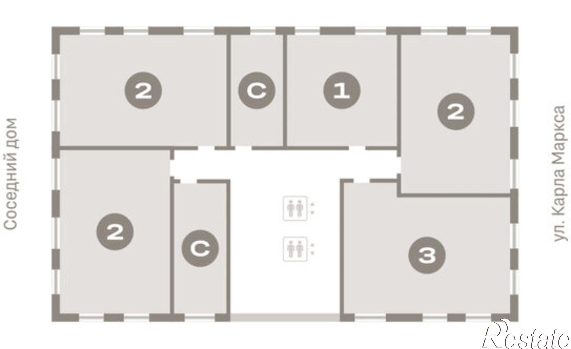 Купить квартиру за 7 610 000 рублей на Пролетарская улица, 40