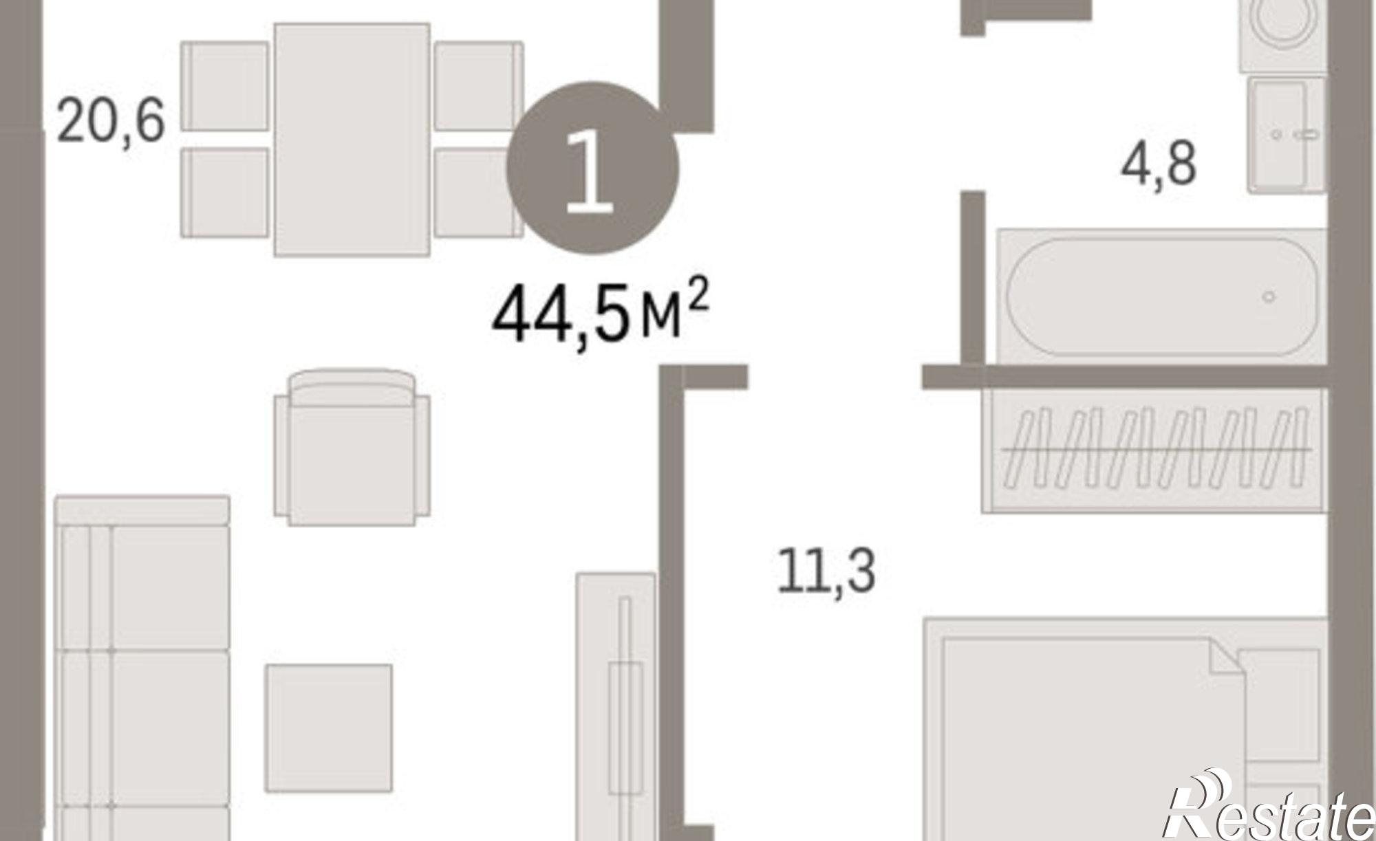 Купить квартиру за 7 200 000 рублей на ул Пролетарская, 40а
